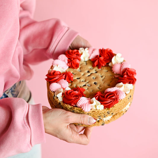 Valentine's Cookie Cake