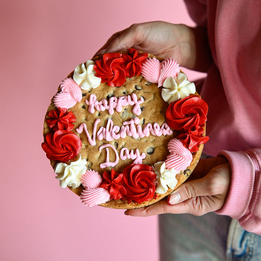 Valentine's Cookie Cake