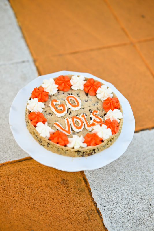 "Go Vols" Round Cookie Cake