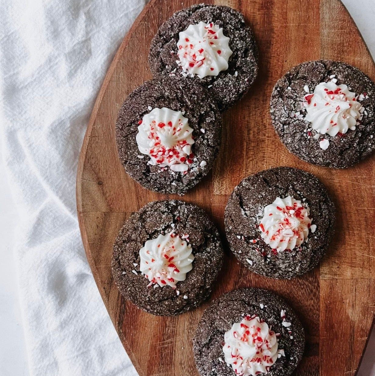 Hot Cocoa Thumbprint Cookies