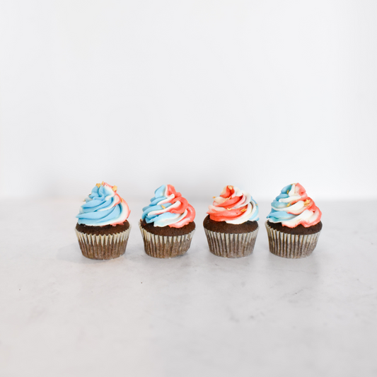 Fourth Of July Chocolate Cupcakes