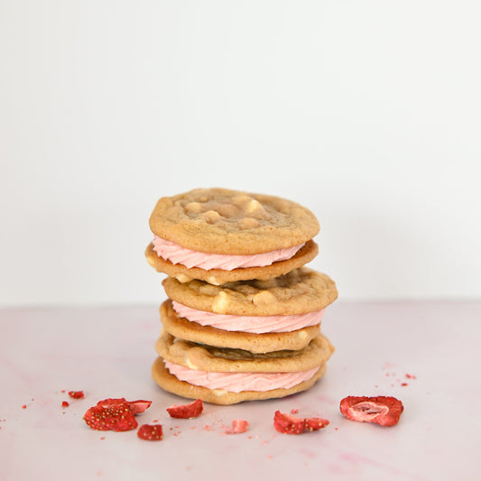White Chocolate Strawberry Cream Pie