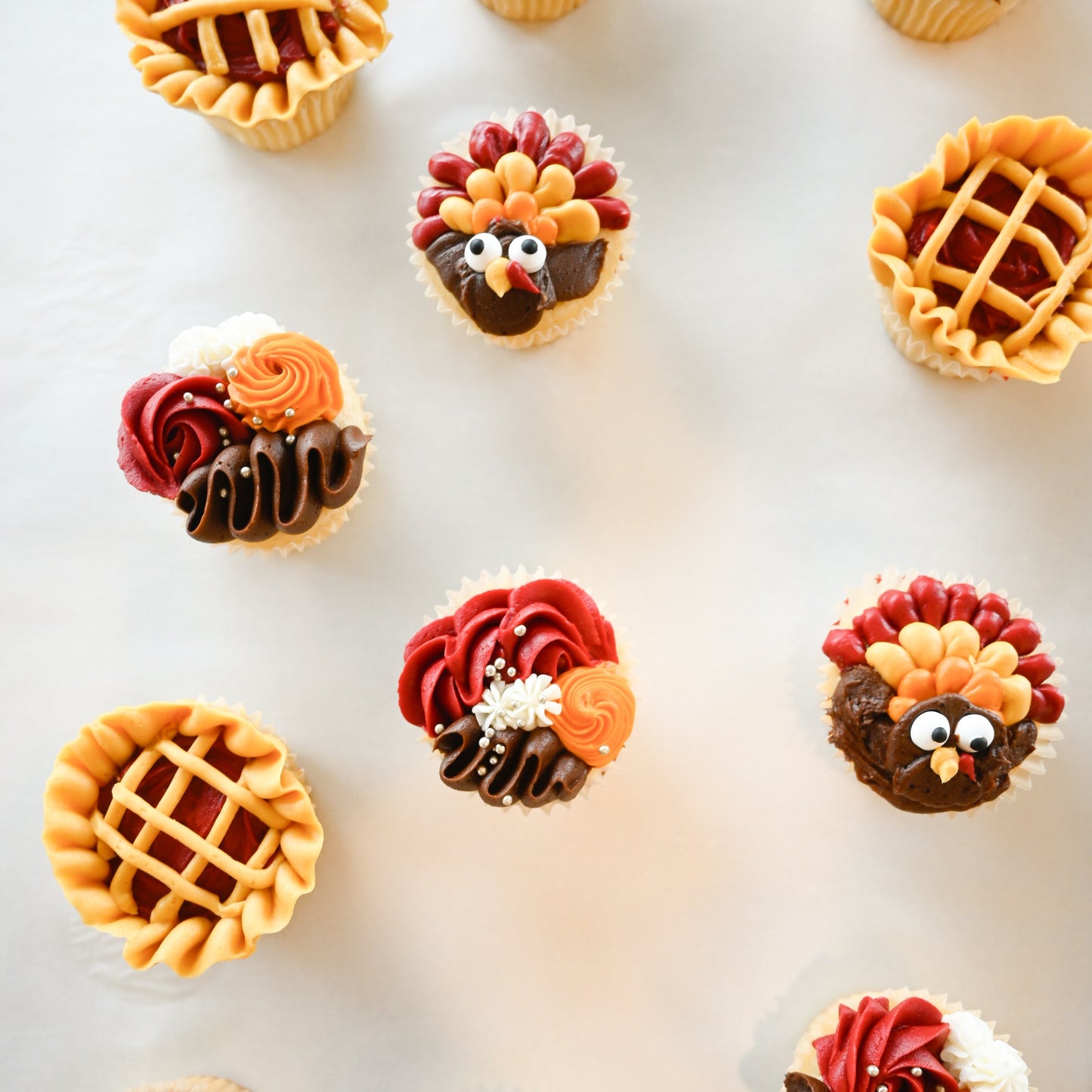 Assorted Dozen Fall Cupcakes