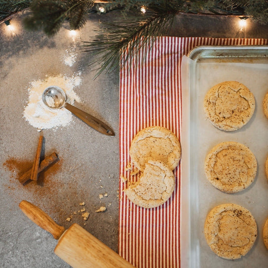 Eggnog Snickerdoodle Cookie