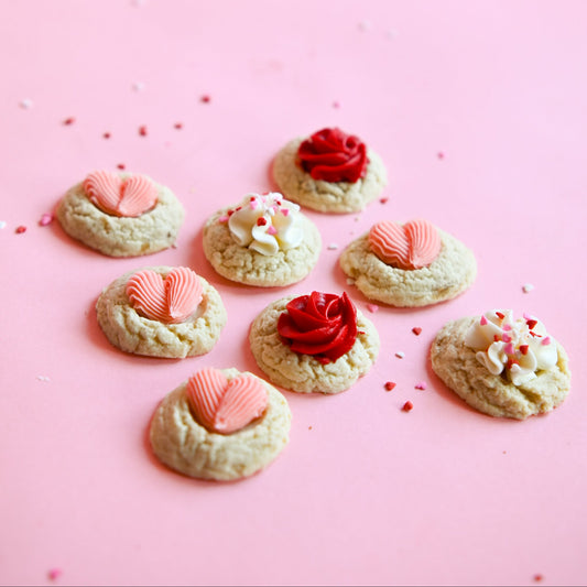 Valentine's Thumbprint Cookies