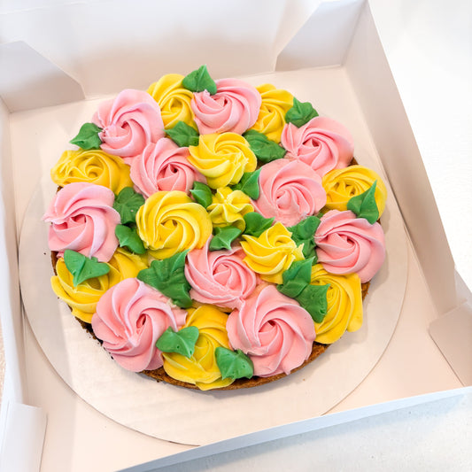 Floral Spring Cookie Cake