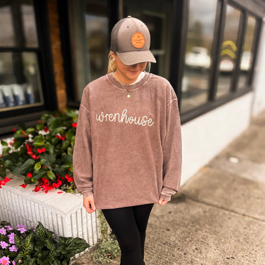 Embroidered Wrenhouse Crewneck